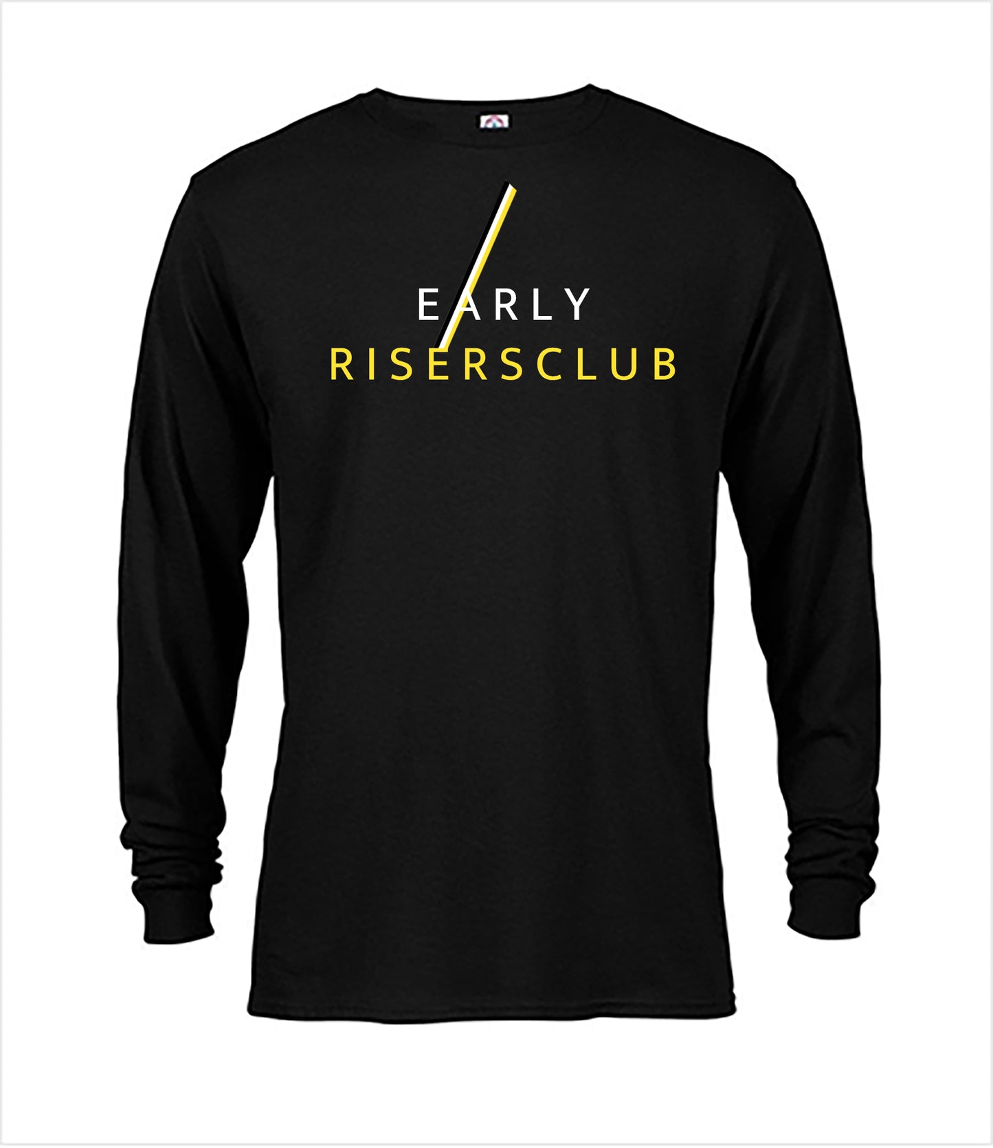 ERC Fitted Black T-Shirt Long Sleeve